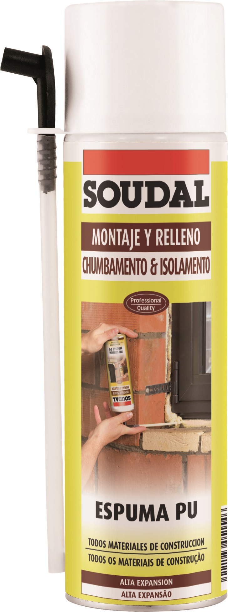 ESPUMA DE POLIURETANO AUTOEXPANSIVA BEIGE 300ML